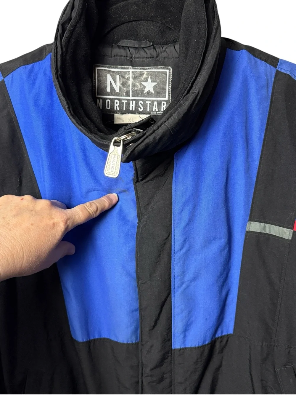 Vintage Polaris Northstar Snowmobile Sled Mens Insulated Racing Jacket Coat XL